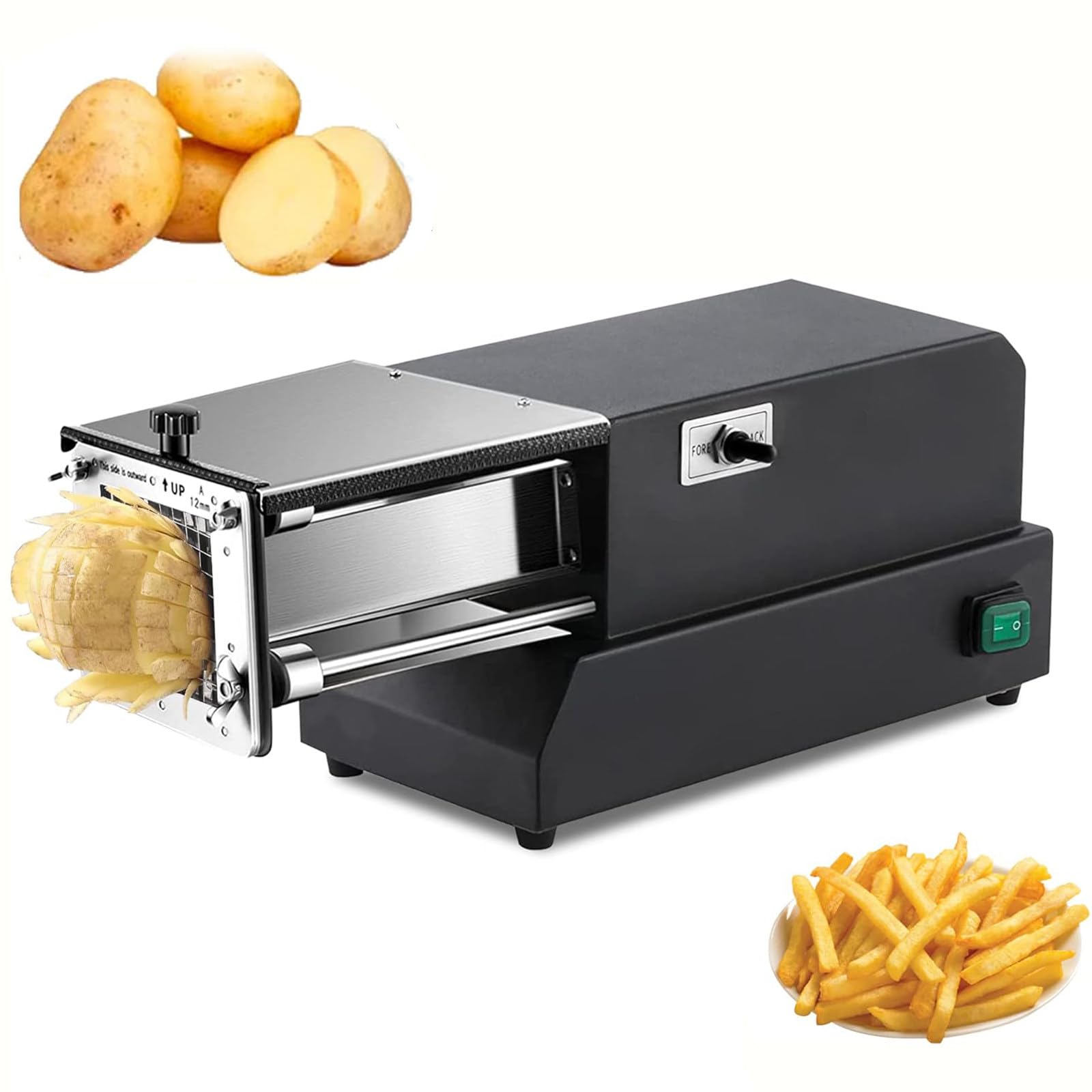 Amazon｜電動フライドポテトカッター、プロの商業および家庭用フライド